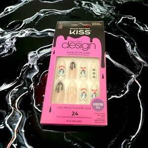 KISS-Clown Press on nails NIB